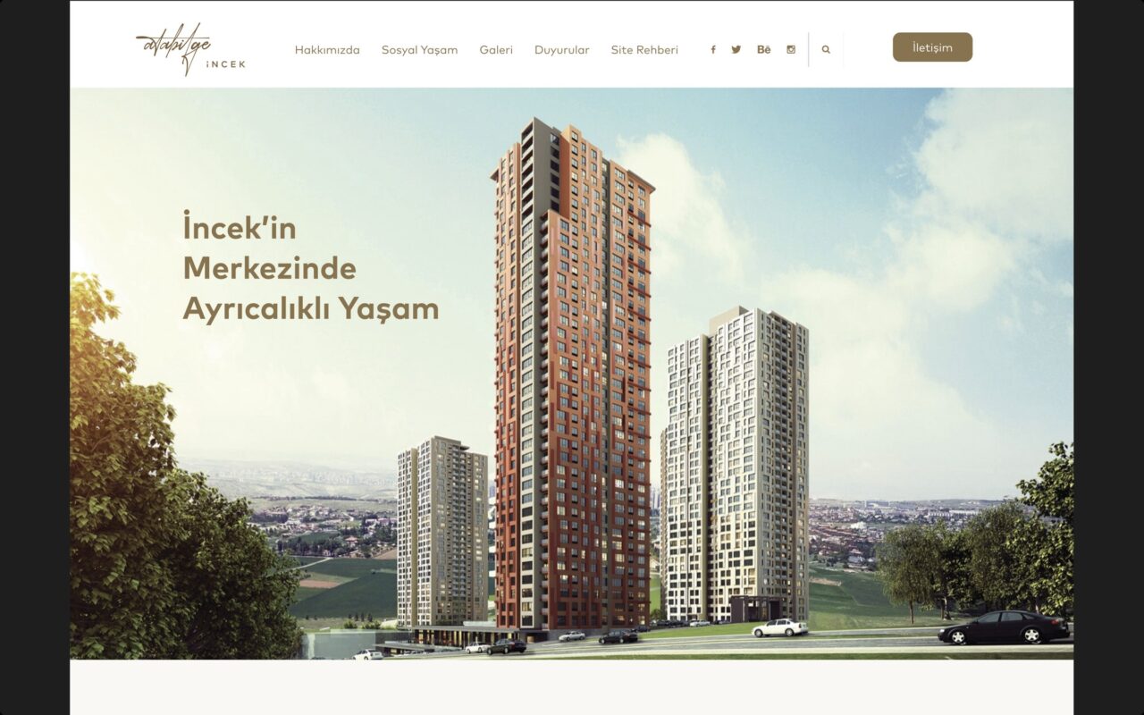 Atabilge İncek · Web tasarım