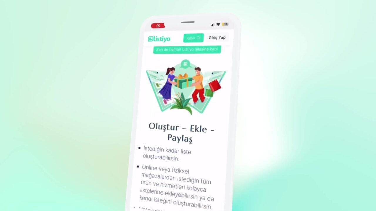 Listiyo Tanıtım Filmi · Video tasarımı